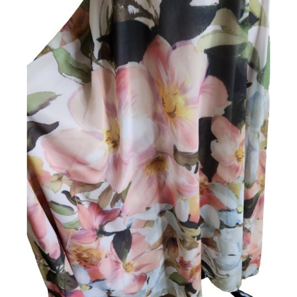 ⬇️T Tahari Floral Print Sleeveless Midi Dress - Picture 4 of 14